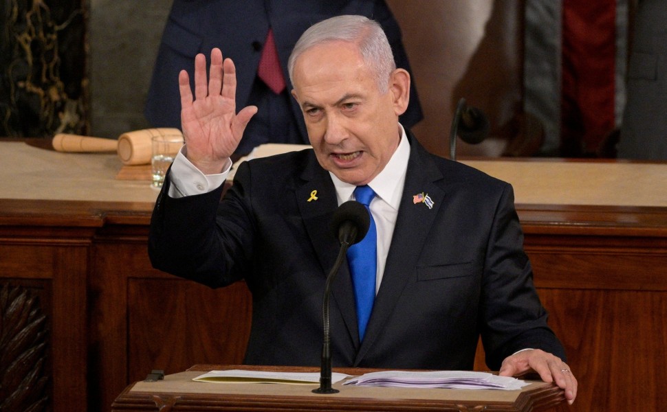 Ο Ισραηλινός πρωθυπουργός Μπενιαμίν Νετανιάχου στο Αμερικανικό Κογκρέσο / Reuters