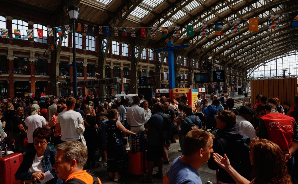 Σιδηροδρομικός σταθμός Παρισιού / πηγή: Reuters