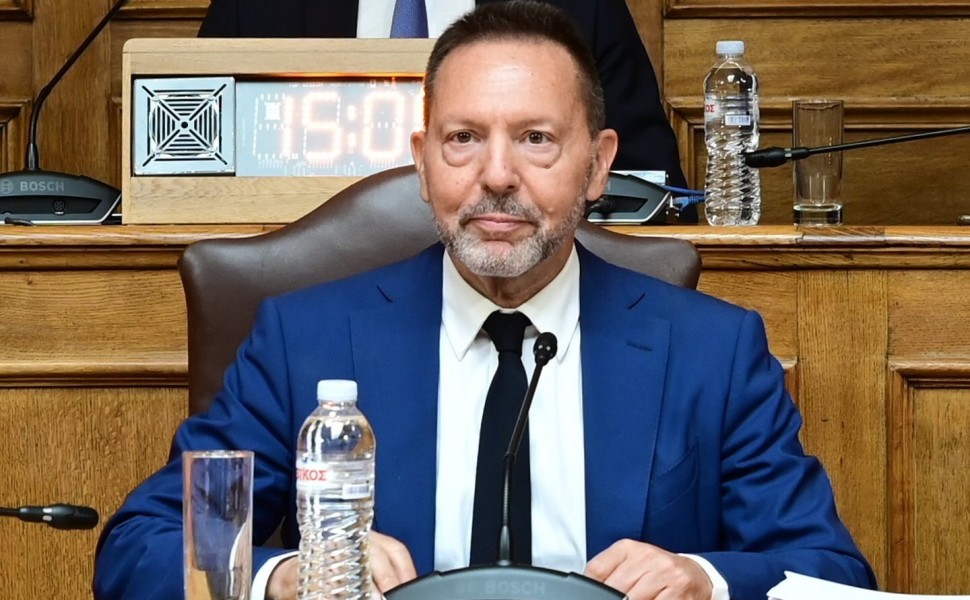 O Γιάννης Στουρνάρας στη Βουλή / Eurokinissi