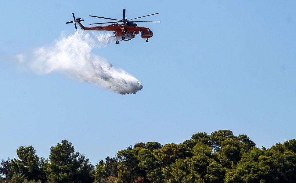 Πυρκαγιά στην Αρτέμιδα Αττικής την Τετάρτη 28 Αυγούστου 2019.
(EUROKINISSI/ΘΑΝΑΣΗΣ ΔΗΜΟΠΟΥΛΟΣ)